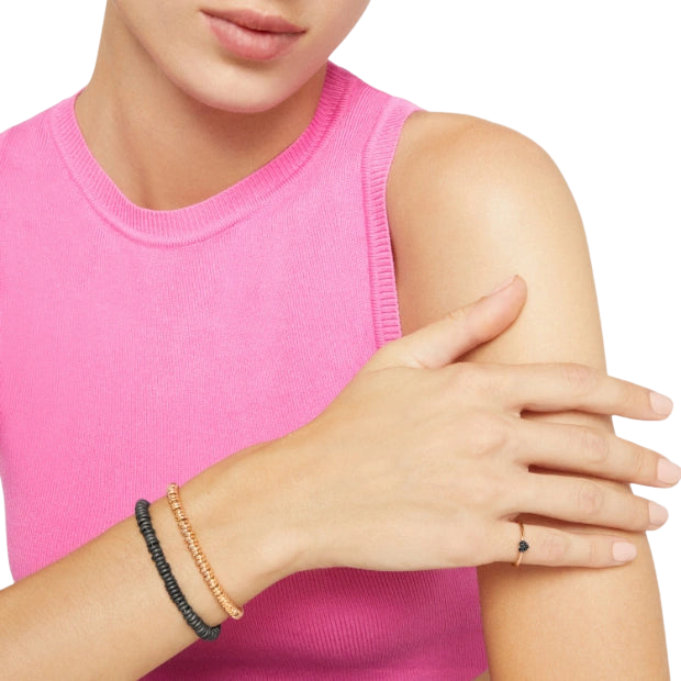 Bracciale Rondelle Oro Rosa