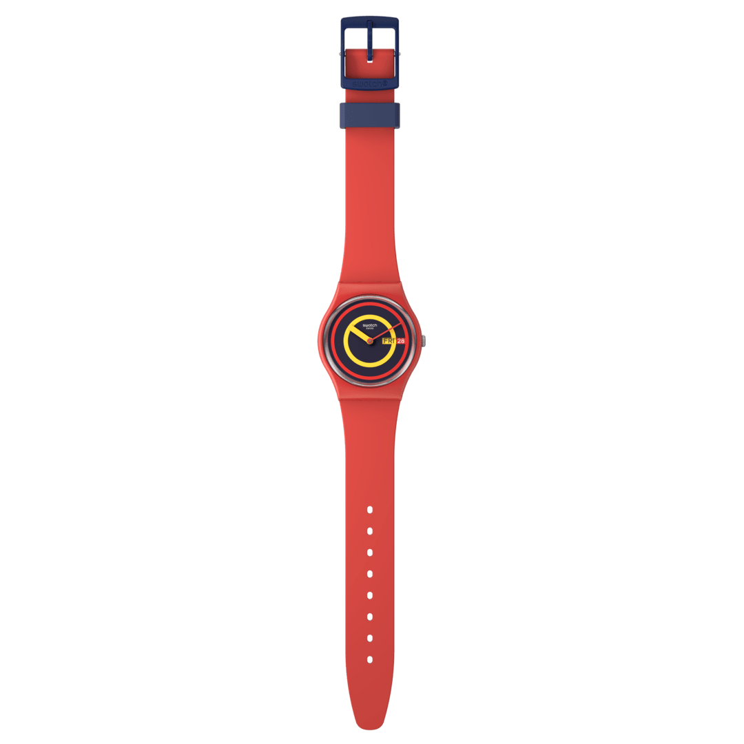 Swatch Concentric Red