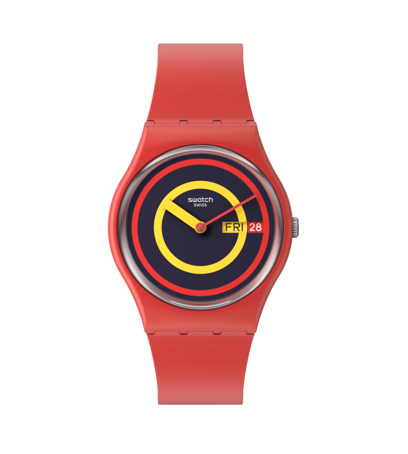 Swatch Concentric Red
