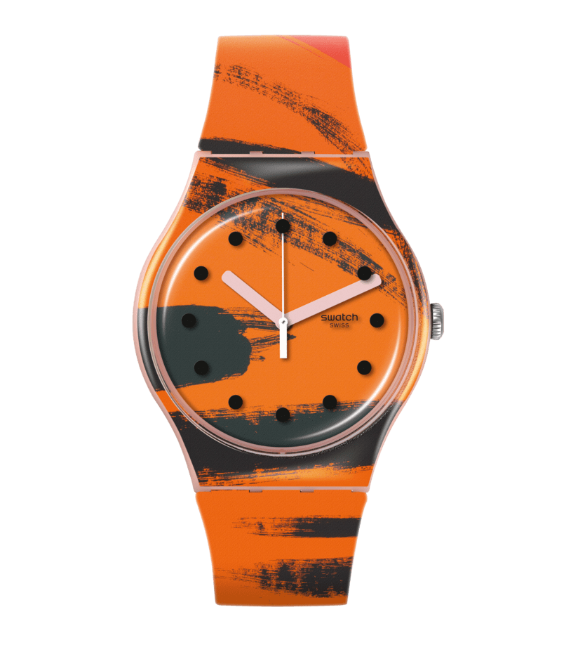 Barns-Graham's Orange and Red on Pink