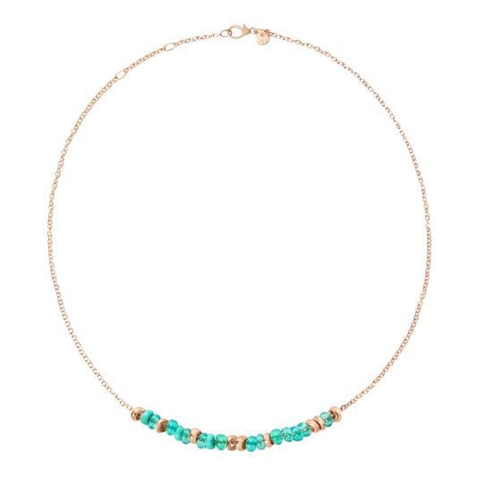 Collana Rondelle Azzurra