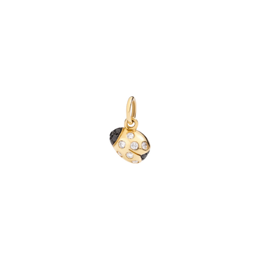 Ciondolo Coccinella Prezioso Oro Giallo