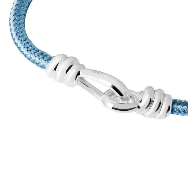 Bracciale Nodo Cordone Azzurro