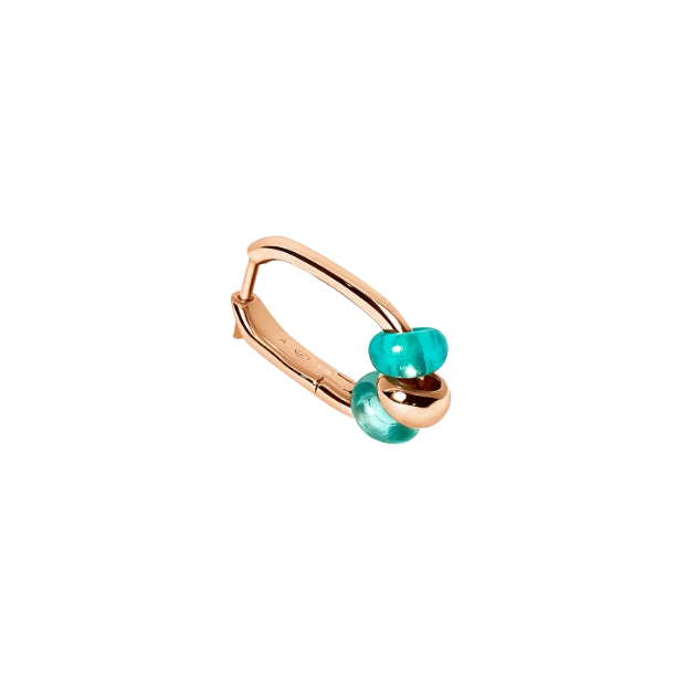 Orecchino Rondelle Azzurro