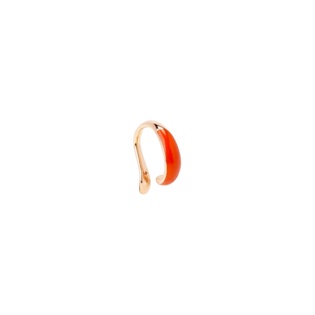 Earcuff Rondelle Rosso