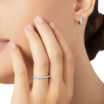 Load image into Gallery viewer, Anello Granelli Argento
