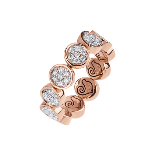 Anello Paillettes Oro
