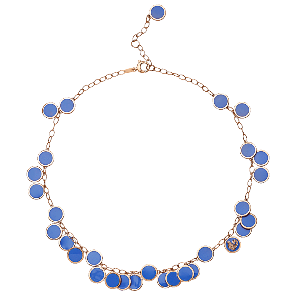 Collana Paillettes Oro