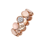 Load image into Gallery viewer, Anello Veretta Paillettes Oro
