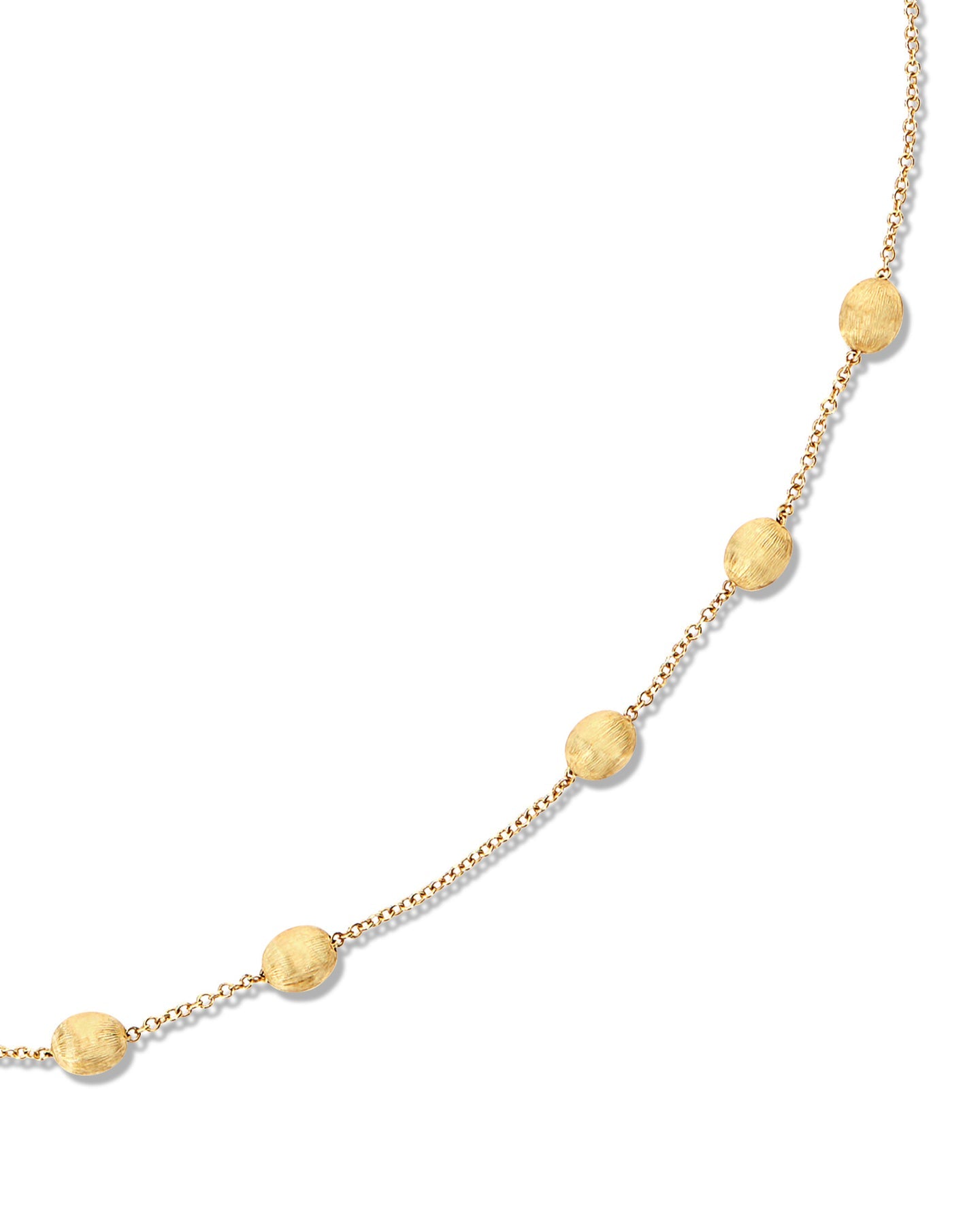 Collana Girocollo "Soffio" con Boules in Oro Giallo