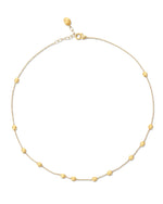 Load image into Gallery viewer, Collana Girocollo &quot;Soffio&quot; con Boules in Oro Giallo
