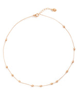 Load image into Gallery viewer, Collana &quot;Soffio&quot; con Boules in Oro Rosa

