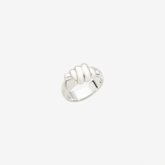 Anello Nodo Bold Argento