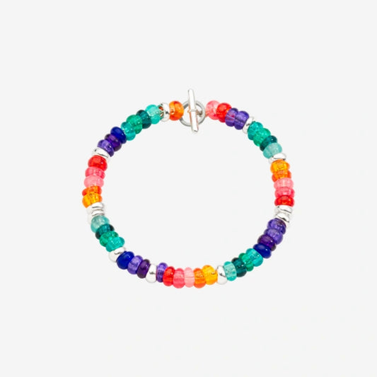 Bracciale Rondelle Arcobaleno