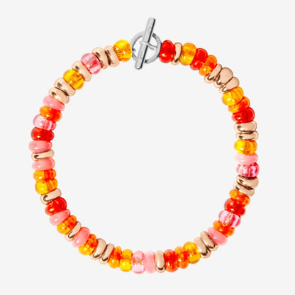 Bracciale Rondelle Arancio