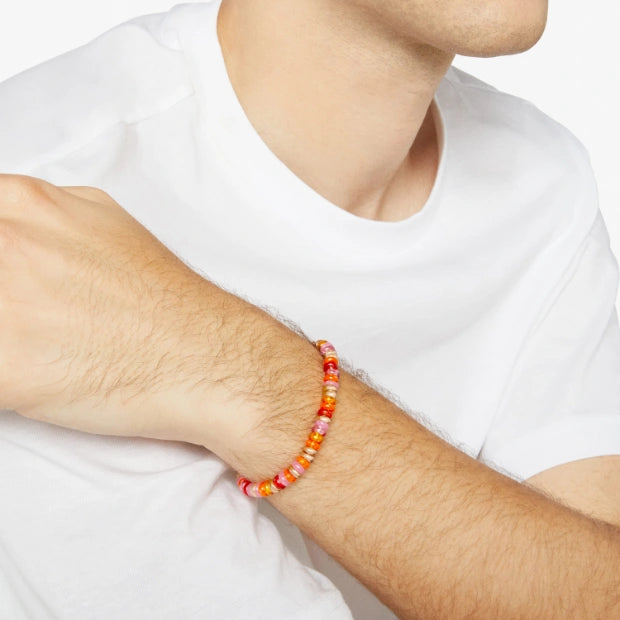 Bracciale Rondelle Arancio