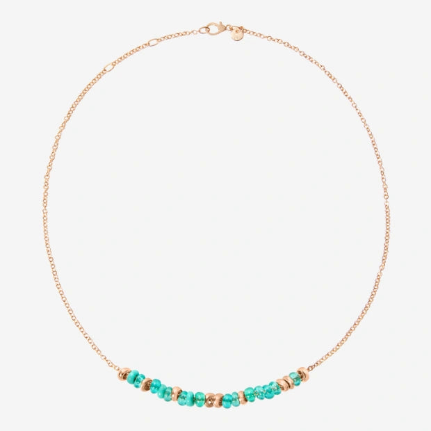 Collana Rondelle Azzurra