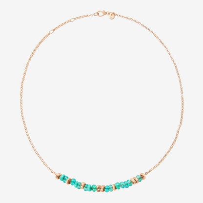 Collana Rondelle Azzurra