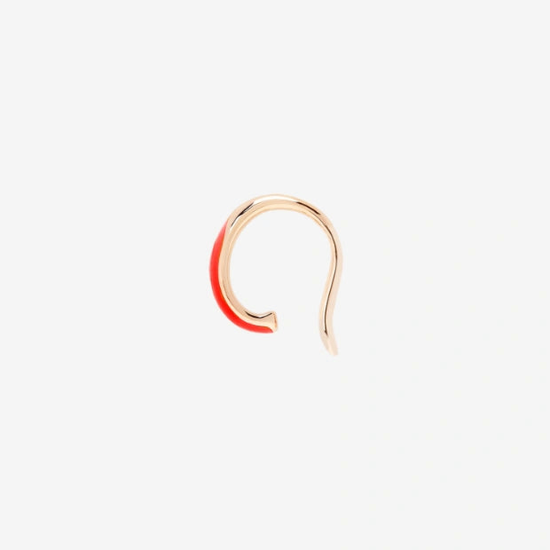 Earcuff Rondelle Rosso