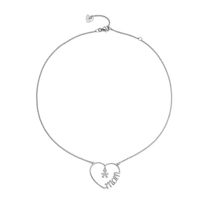 Collana Cuore di Mamma con Bimbo