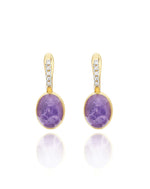 Load image into Gallery viewer, Orecchini Ciliegine &quot;Boules&quot; Lepidolite (Piccoli)
