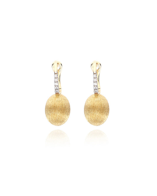 Orecchini "Baby Ciliegine" con Boules Pendenti in Oro