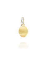 Load image into Gallery viewer, Charm &quot;Boules&quot; in oro inciso e diamanti (Piccolo)
