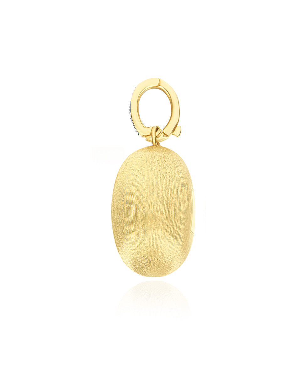 Charm "Boules" in oro e Diamanti (Grande)