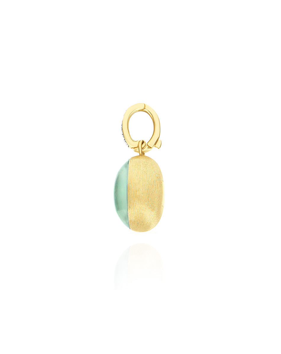 Charm Lattementa "Boules" in oro e Giadeite (Piccolo)