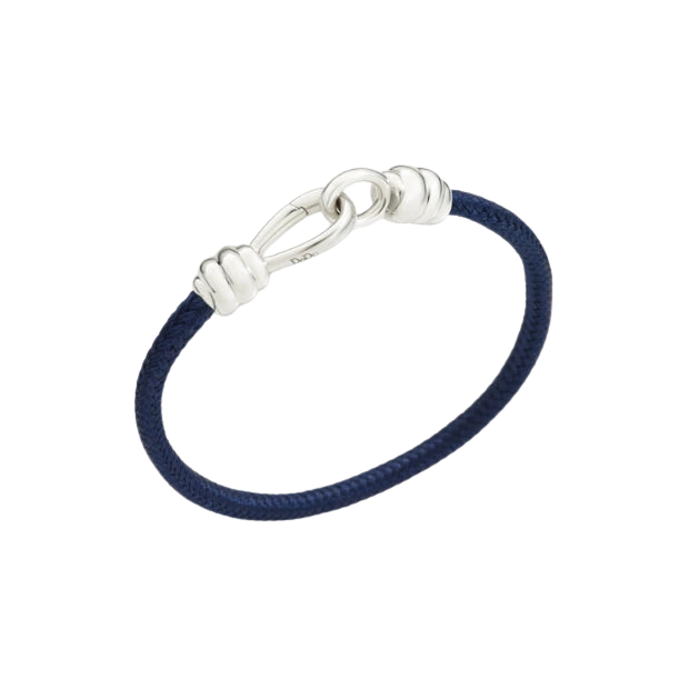 Bracciale Nodo Cordone Blu