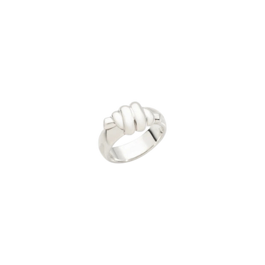 Anello Nodo Bold Argento