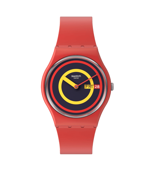 Swatch Concentric Red