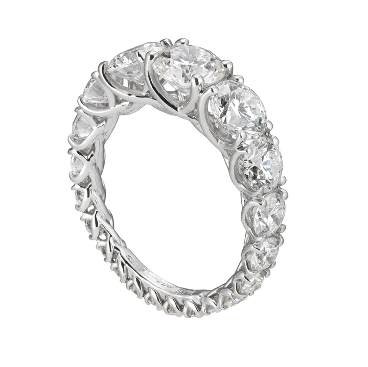 Anello Eternity Grace a Scalare