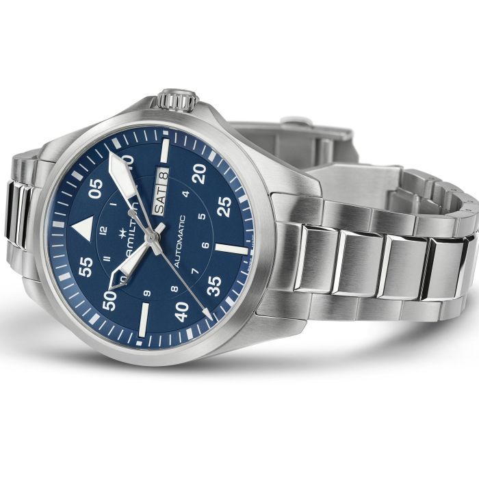 Khaki Aviation Pilot Day Date Auto